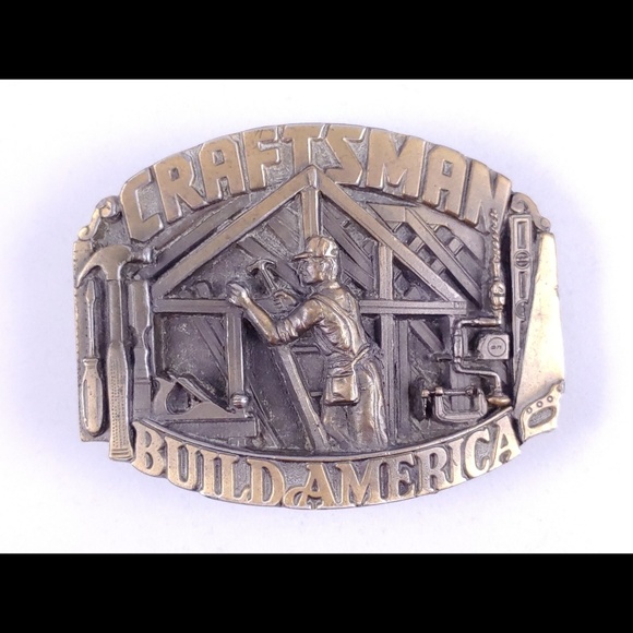 GAP Other - Vintage Craftsman Build America, Belt Buckle